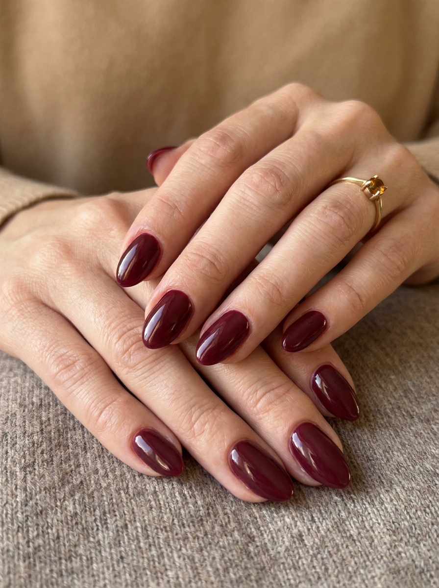 Cherry Burgundy Nails – gepflegte Nagelidee 2026